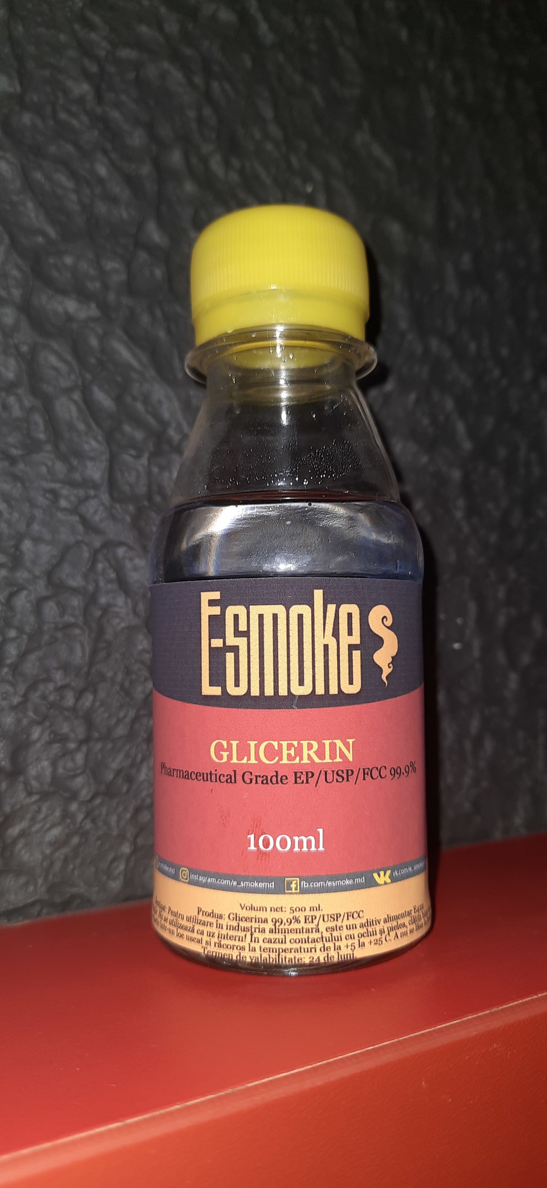 E-Smoke Vegetable Glycerin - 100ml