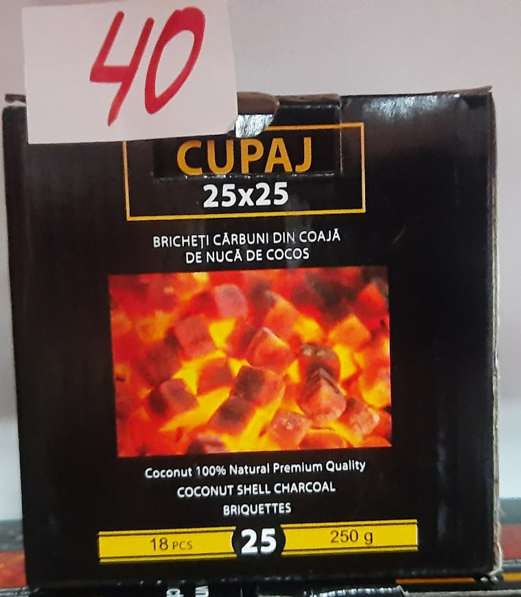 CUPAJ уголь для кальяна 18 шт (25мм, 250гр)