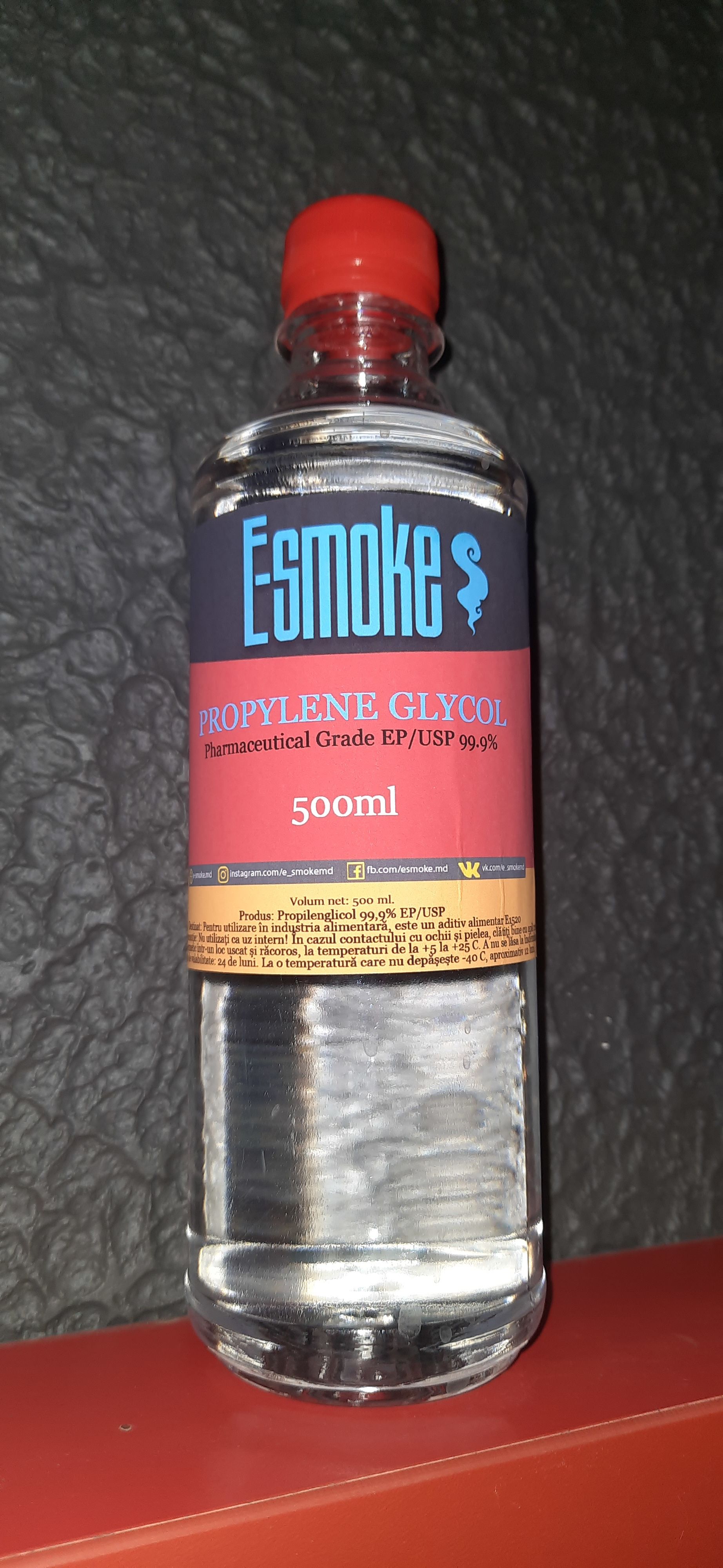 E-Smoke Propylene Glycol - 500ml