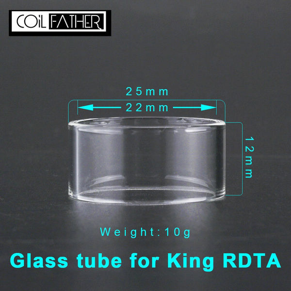 Coil father king rdta replacement glass