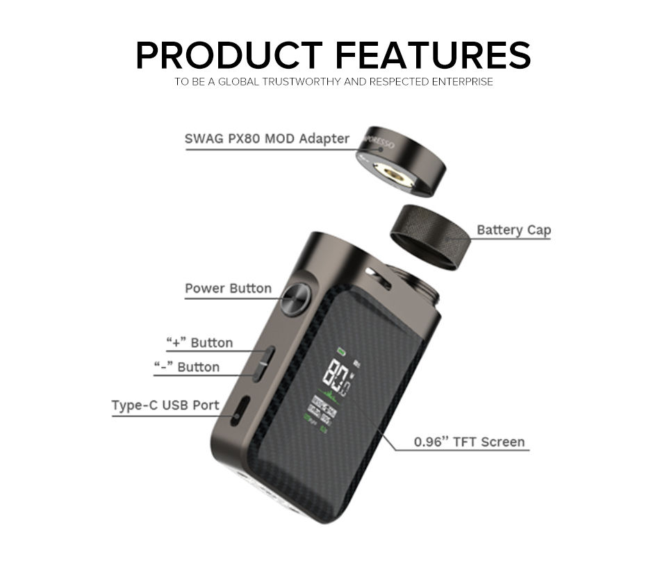 Vaporesso Swag PX80 MOD