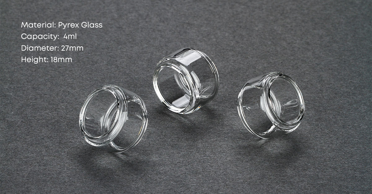 EXVAPE Expromizer V4 RTA Bubble Pyrex Glass Tube 4ml