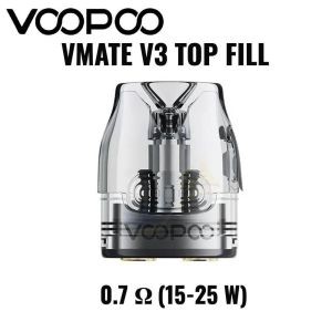 Voopoo Vmate Top fill cartridge 0.7 ohm (Vmate/Vmate E/V.Thru Pro)