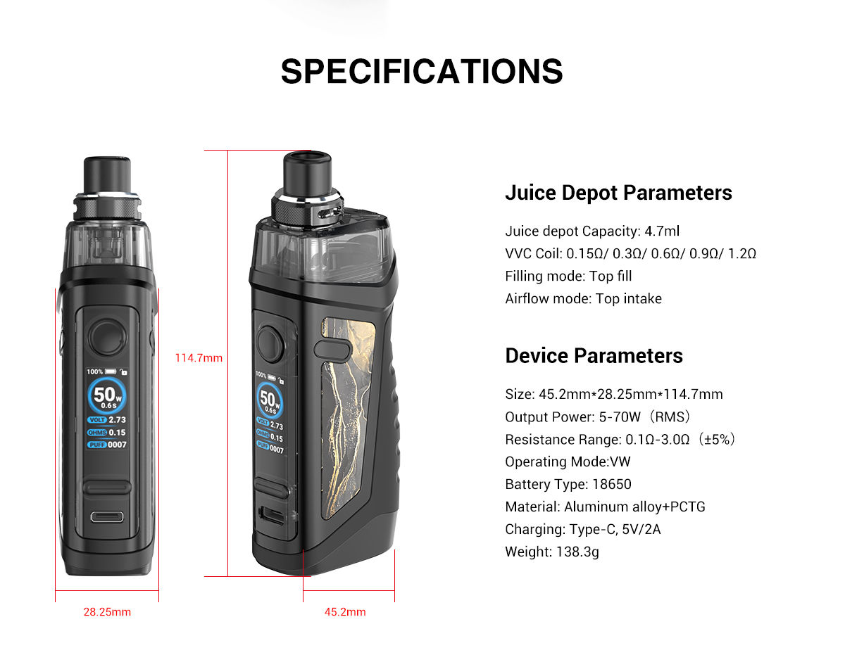 Vandy Vape JACKAROO 18650 POD