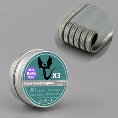 VapSea - 3Core Fused Clapton - A1 - 0,65 ohm (10 pcs)