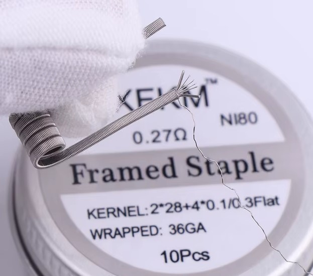 XFKM Coil - Framed Staple - Ni80 - (0,27_ohm) - 10pcs