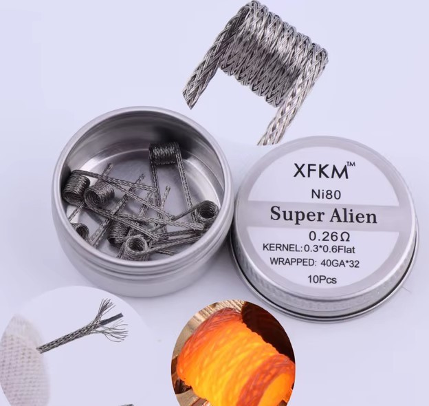 XFKM Coil - Super Alien - Ni80 - (0,26_ohm) - 10pcs